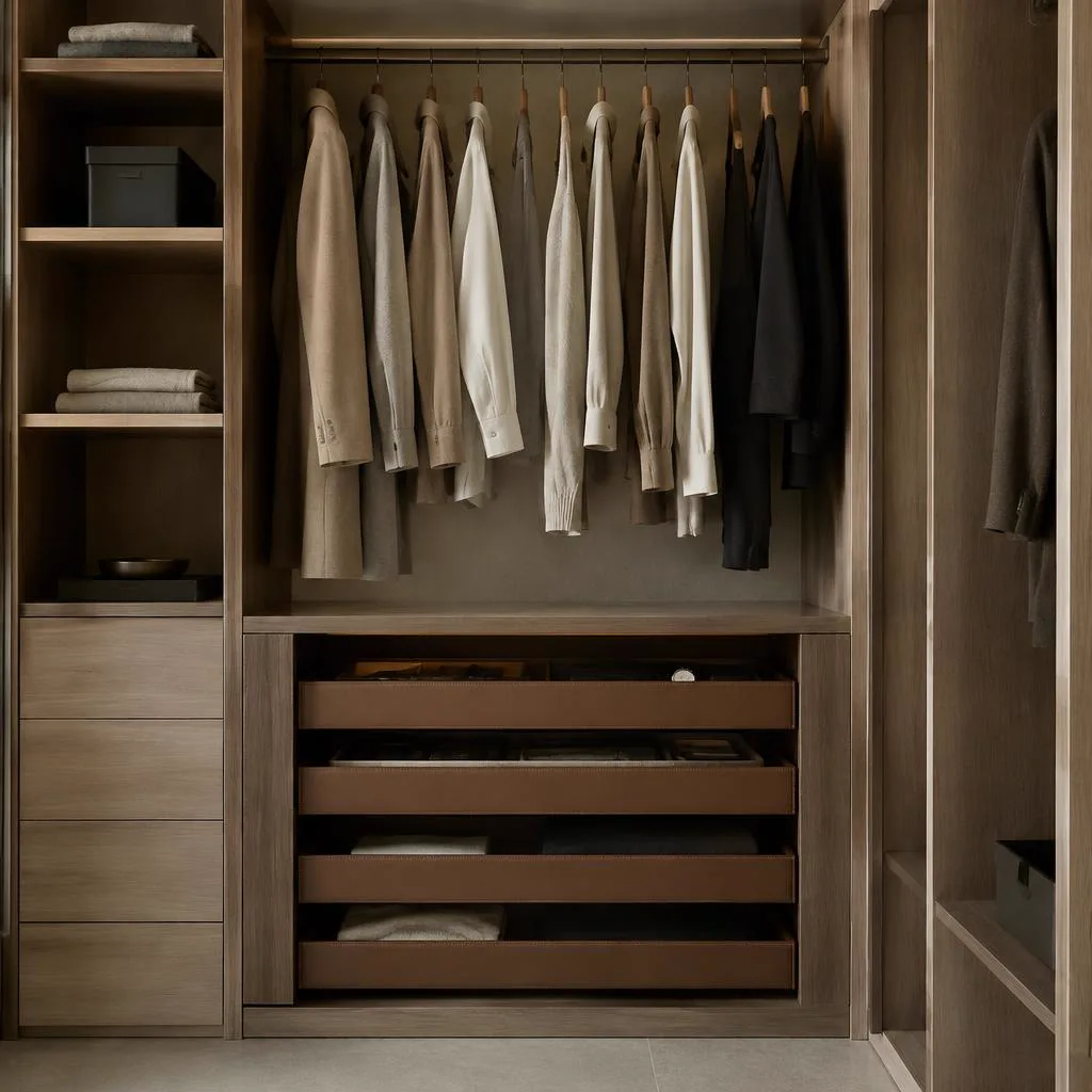 Garde-robe organisée