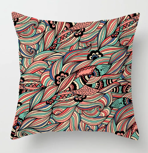 Housse de coussin de canapé Mandala douce