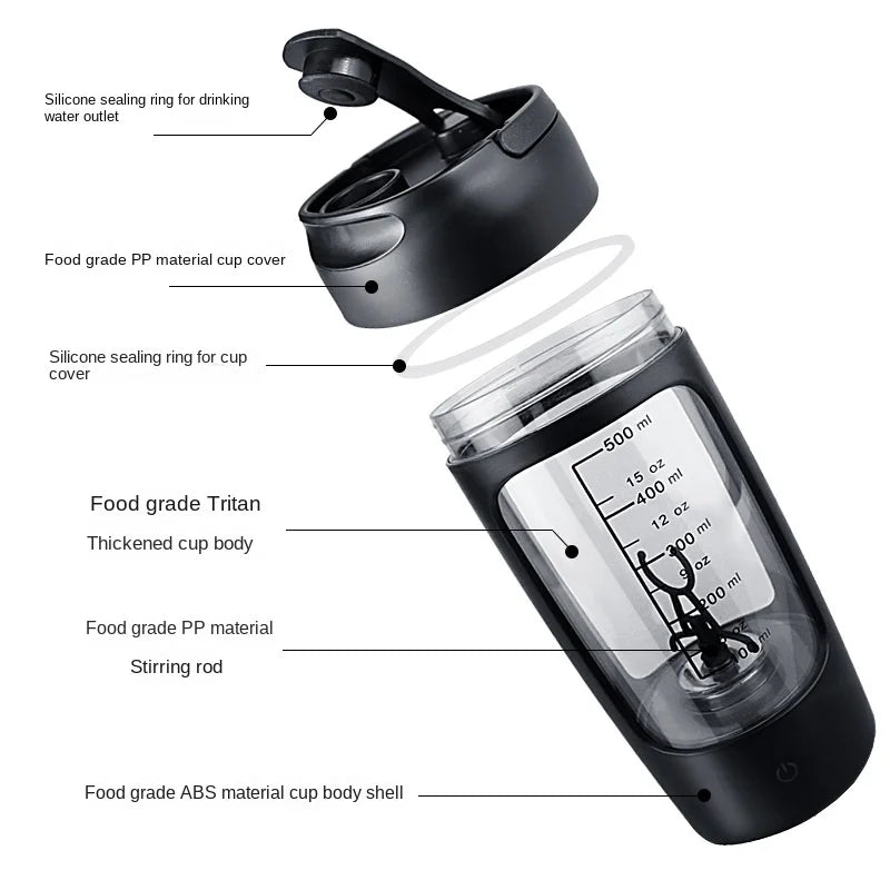 Shaker Électrique Portable pour Protéines Whey
