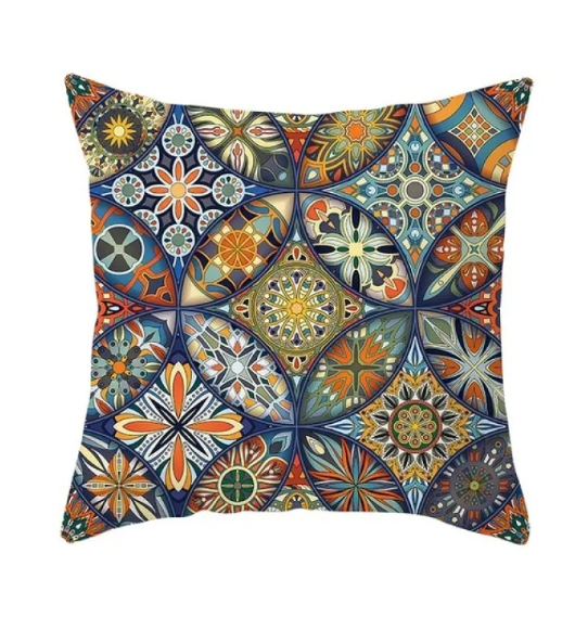 Housse de coussin de canapé Mandala douce