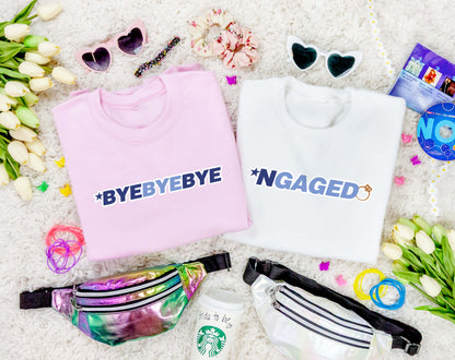 *NGAGED | Sweatshirt ByeByeBye – Pour votre enterrement de vie de jeune fille ultime sur le thème des boys bands !