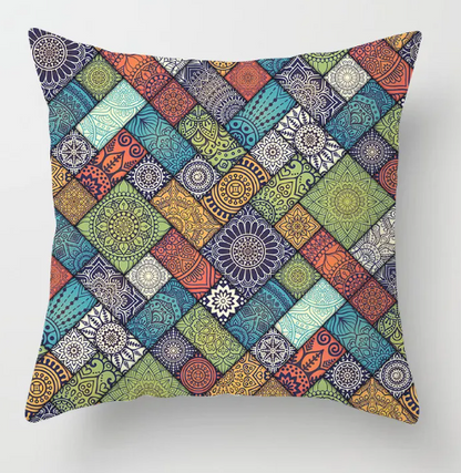 Housse de coussin de canapé Mandala douce