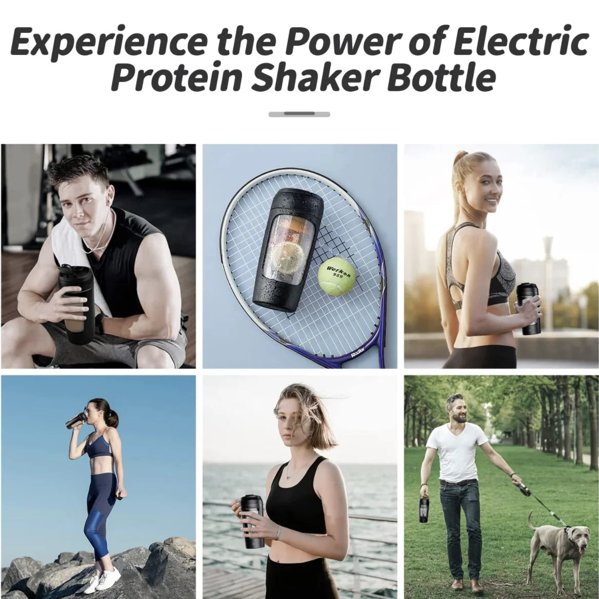 Shaker Électrique Portable pour Protéines Whey