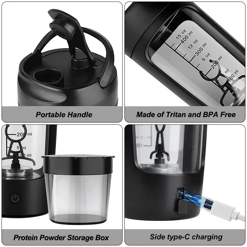 Shaker Électrique Portable pour Protéines Whey