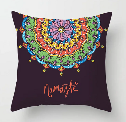 Housse de coussin de canapé Mandala douce