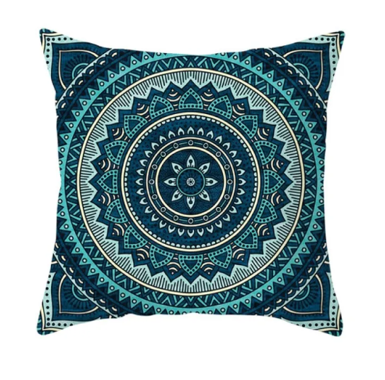 Housse de coussin de canapé Mandala douce