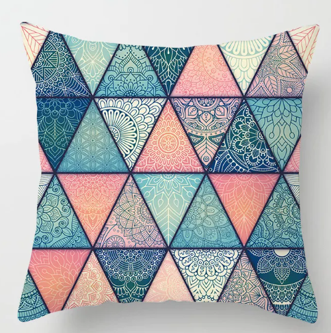 Housse de coussin de canapé Mandala douce
