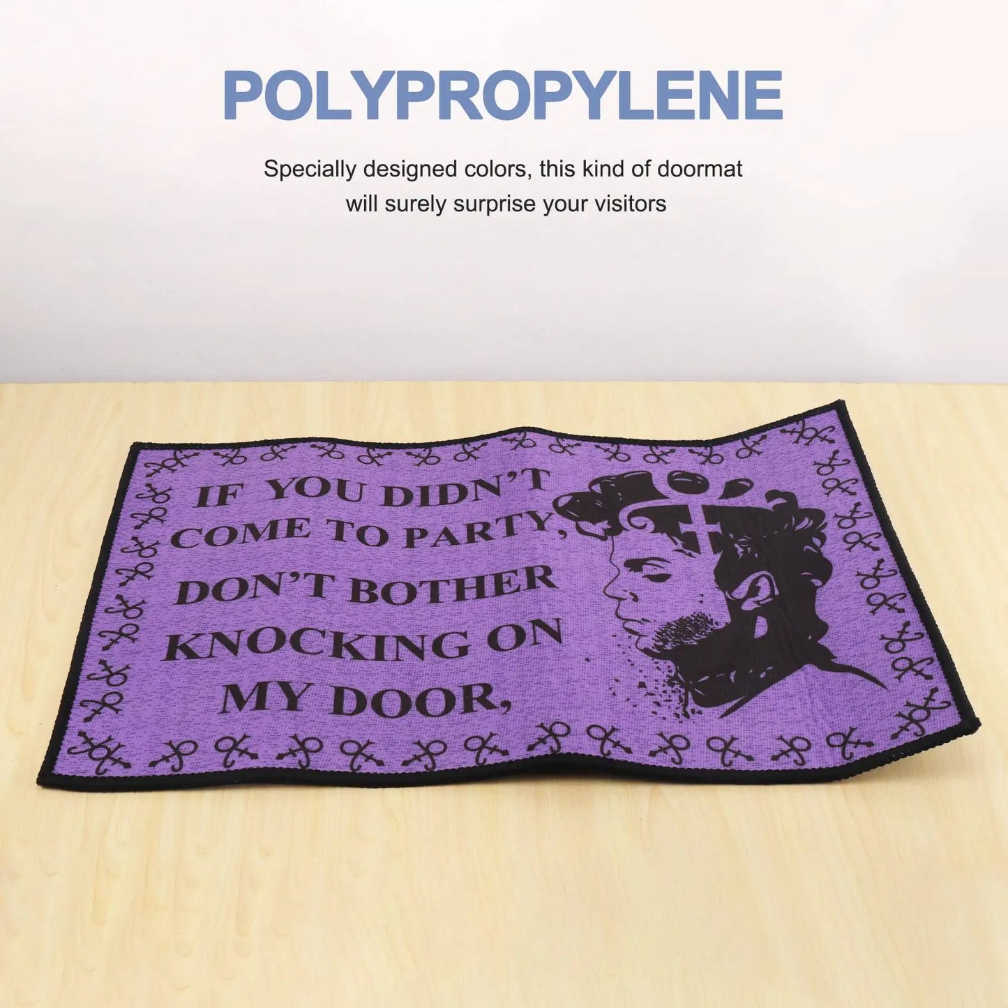 AFOURT-Funny Door Floor Mat Entrance Front Doormat - If You Didn't Come To Party Don't Bother Knocking On My Door