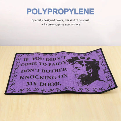AFOURT-Funny Door Floor Mat Entrance Front Doormat - If You Didn't Come To Party Don't Bother Knocking On My Door