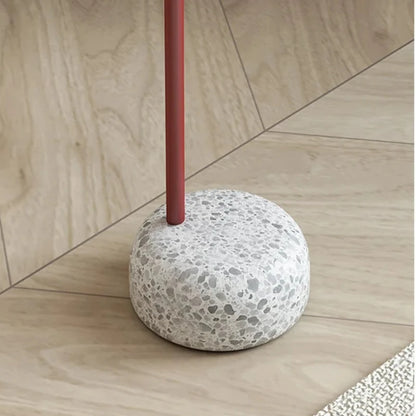 Nordic Modern Side Table with Stone Base Luxury Living Room End Table Creative Stable Sofa Corner Desk Metal Coffee Table