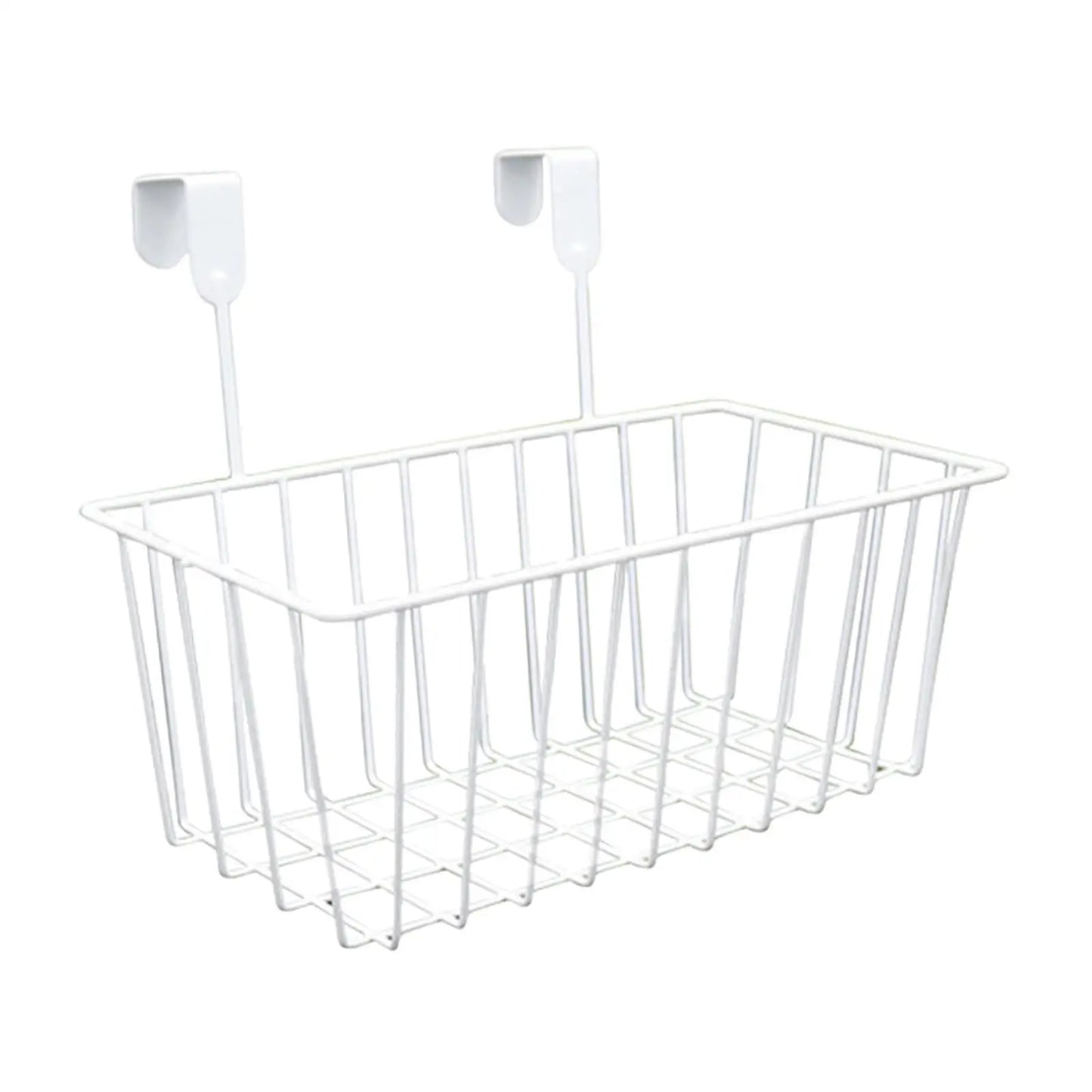 Grid Storage Baskets with Hooks, Over Cabinet Door Organizer,Wire Basket Hanging Cabinet Door Organizer Wire Basket Storage Pant