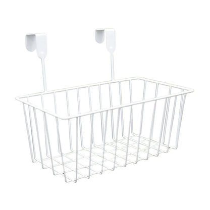 Grid Storage Baskets with Hooks, Over Cabinet Door Organizer,Wire Basket Hanging Cabinet Door Organizer Wire Basket Storage Pant