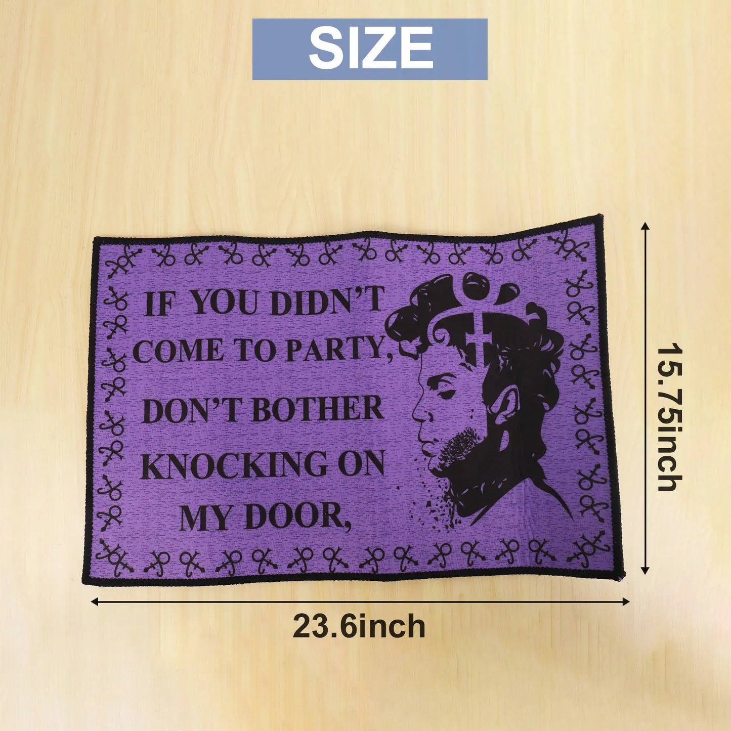 AFOURT-Funny Door Floor Mat Entrance Front Doormat - If You Didn't Come To Party Don't Bother Knocking On My Door