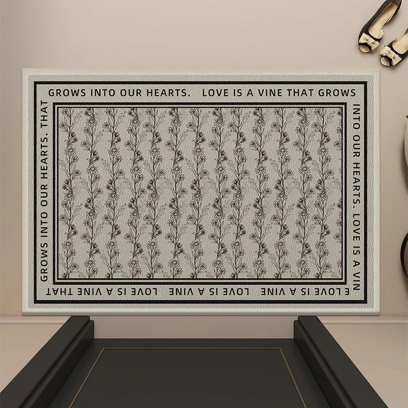 Entrance Doormat Rectangular Door Mat for Floor Home Decor Rug Living Room Carpet Non-slip Foot Mats שטיחון דלת도어매트