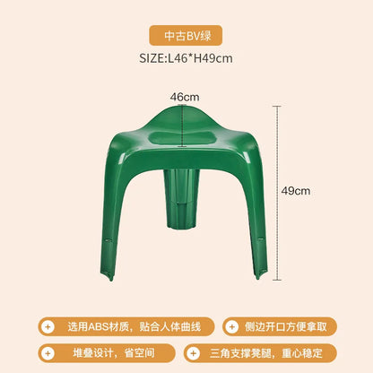 Nordic Ottoman Vintage Household Low Stool Shoe Changing Stool Home Door Living Room Stackable Small Stool Creative Bench
