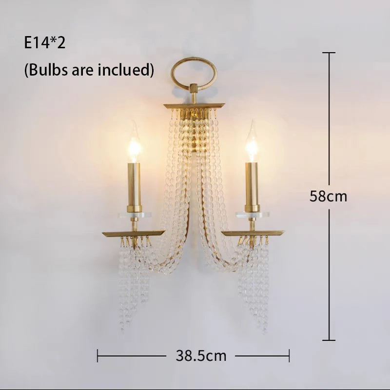 Luxury Candle Chandelier Romantic Crystal Hanging Lamp For Villa Dining Room Bedroom Indoor Decor Art Living Room Pendant Lamp
