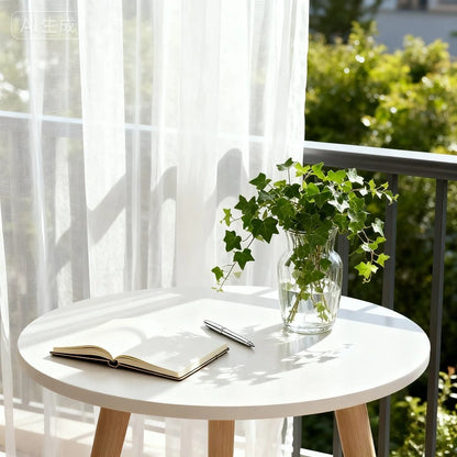 Sofa side table, living room, household table, small coffee table, modern and minimalist small round table, creative side table