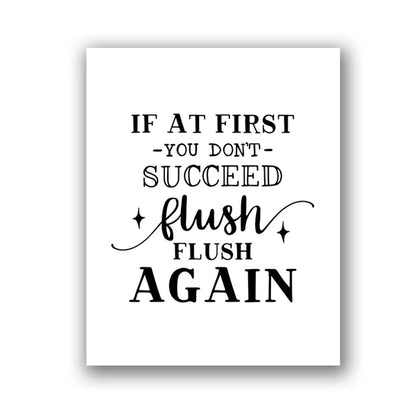 Bathroom Wall Art Decor Funny Bathroom Signs Posters and Prints Modern Minimalist Canvas Painting WC Toilet Room Decor