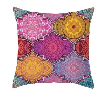 Housse de coussin de canapé Mandala douce