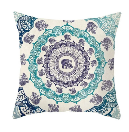 Housse de coussin de canapé Mandala douce