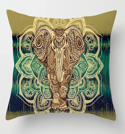 Housse de coussin de canapé Mandala douce