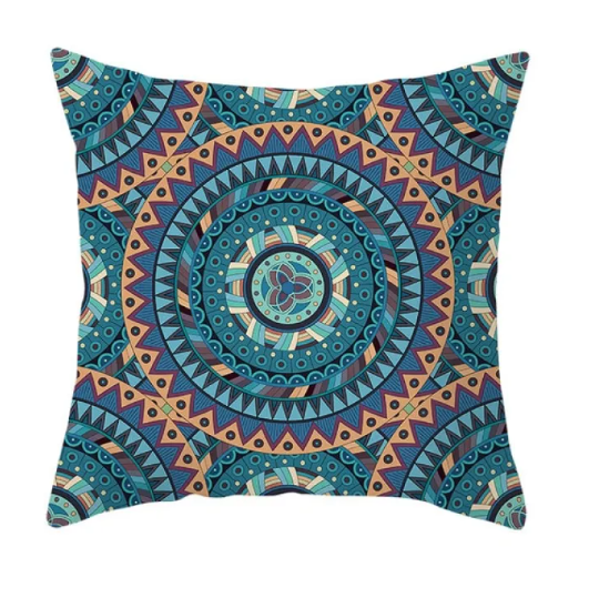 Housse de coussin de canapé Mandala douce