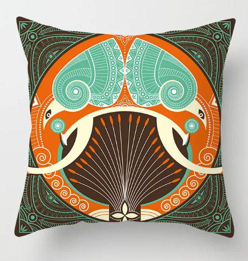 Housse de coussin de canapé Mandala douce