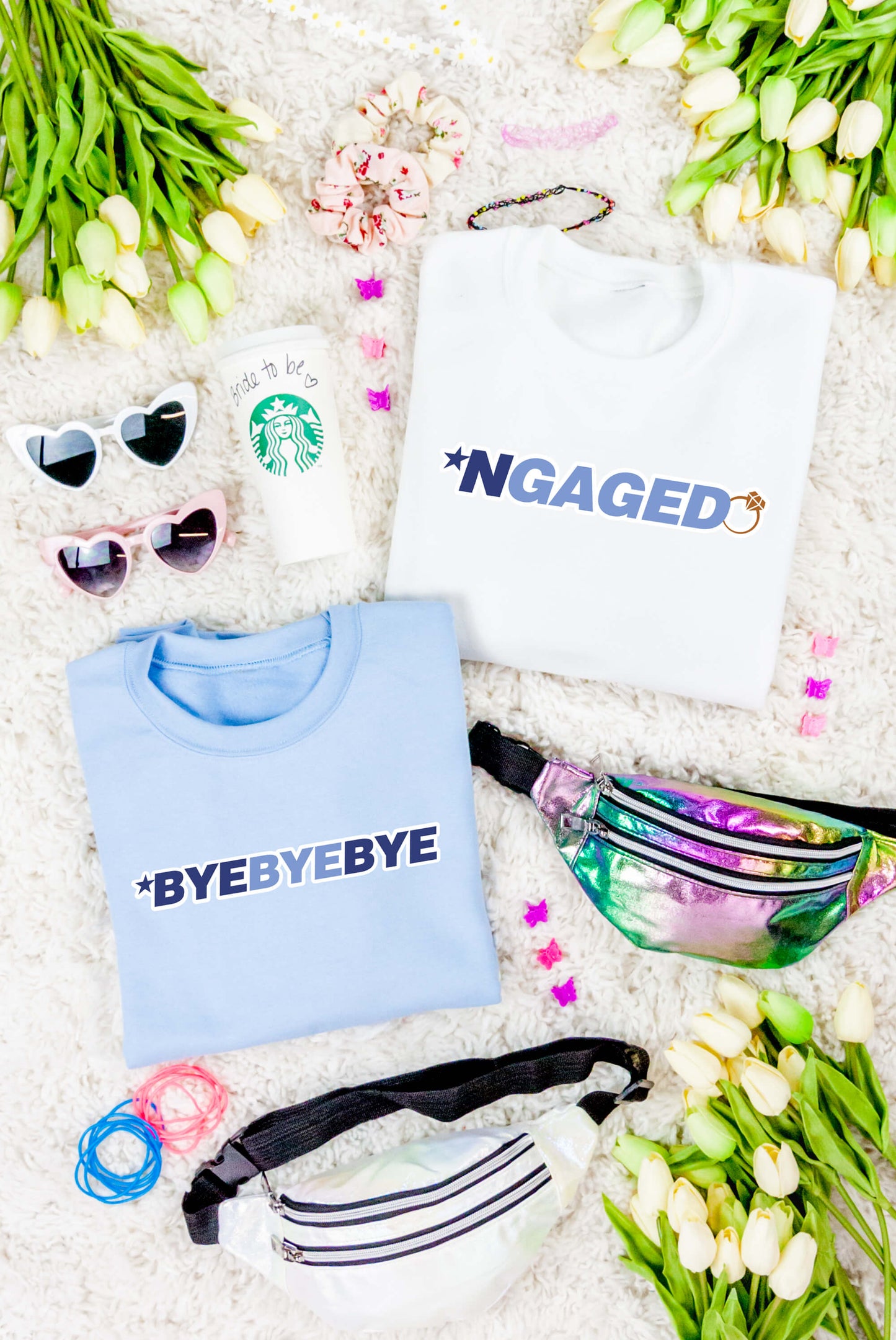 *NGAGED | Sweatshirt ByeByeBye – Pour votre enterrement de vie de jeune fille ultime sur le thème des boys bands !
